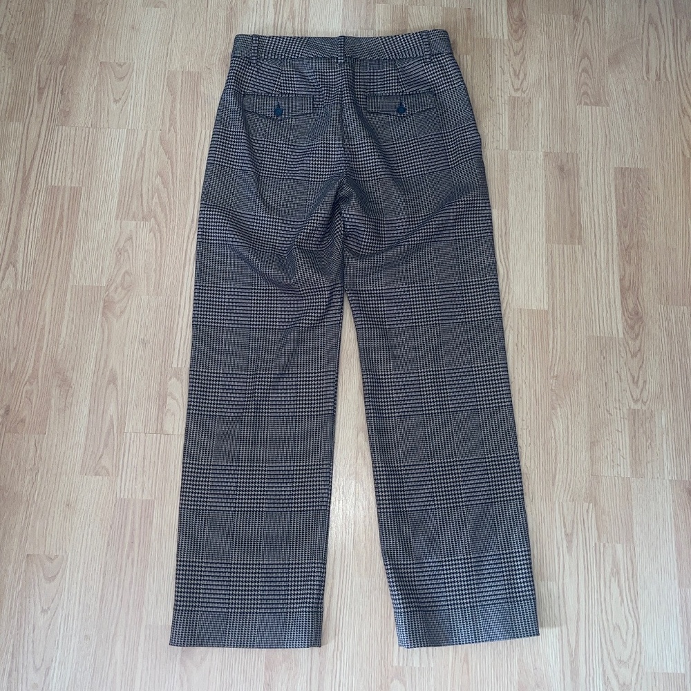 NWT Banana Republic Black and Tan Straight Leg Trousers / Slacks / Pants size10L - Picture 6 of 8